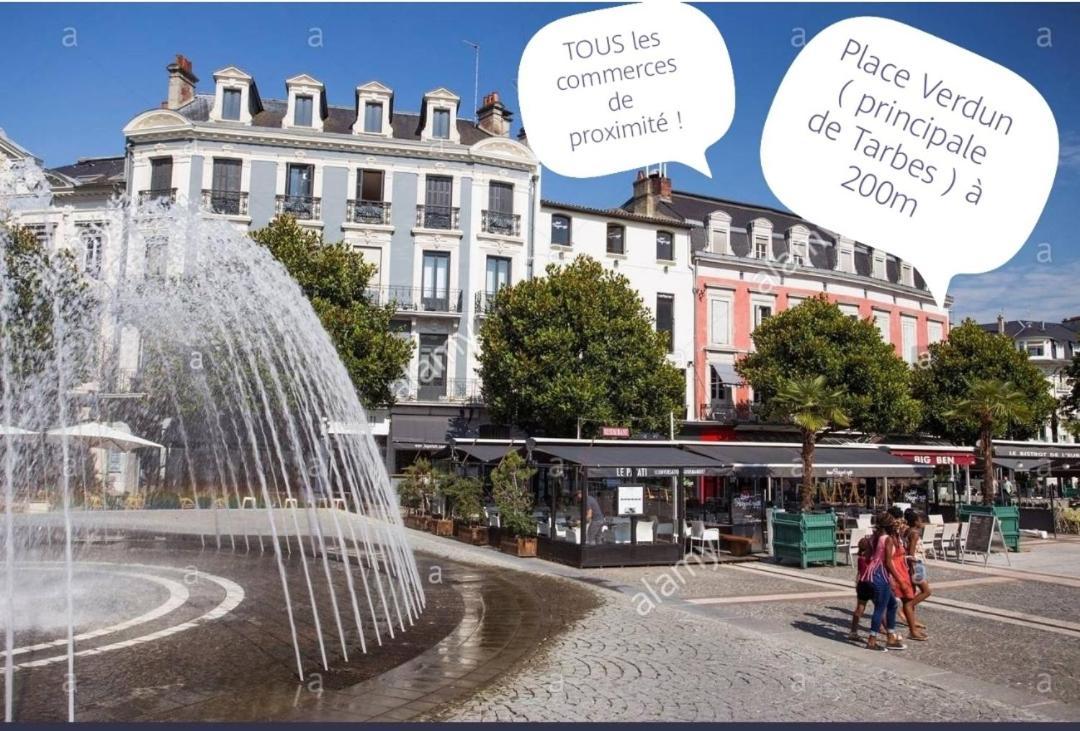 L'Appartement 7 - Centre Ville-Parking-Tv-Wifi Tarbes Eksteriør billede
